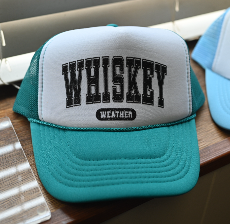 Whiskey Weather trucker hat