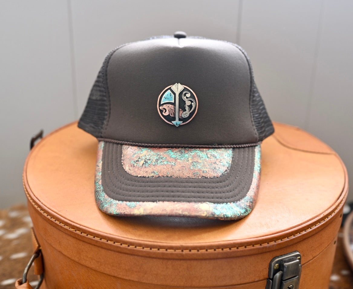 Concho Trucker - weathered copper