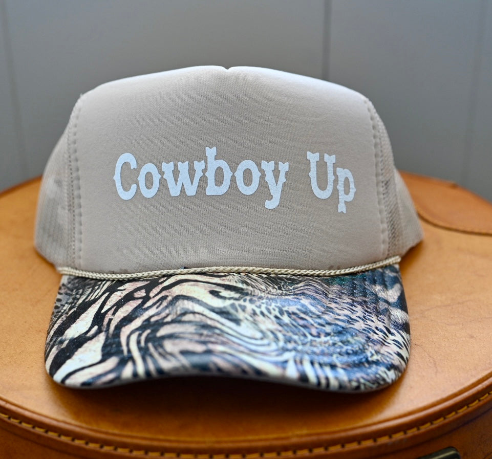 Cowboy Up Trucker hat