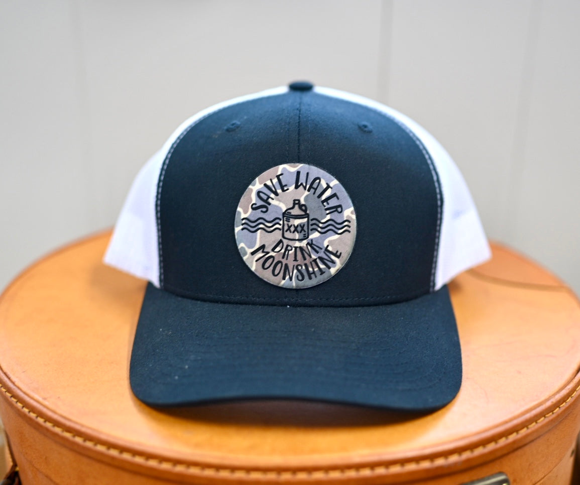Save Water Drink Moonshine trucker hat