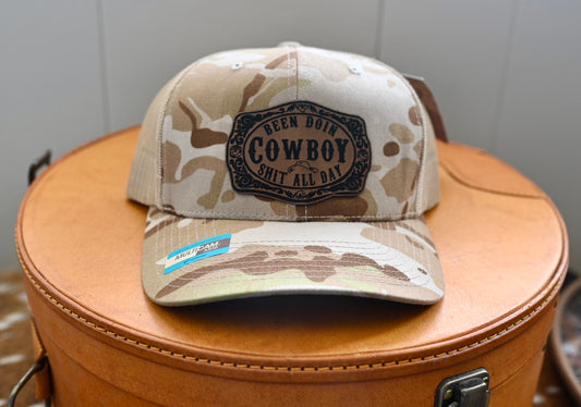 Trucker hat - Been doin cowboy shit all day