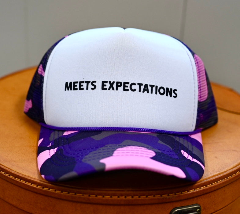 Meets Expectations Trucker hat