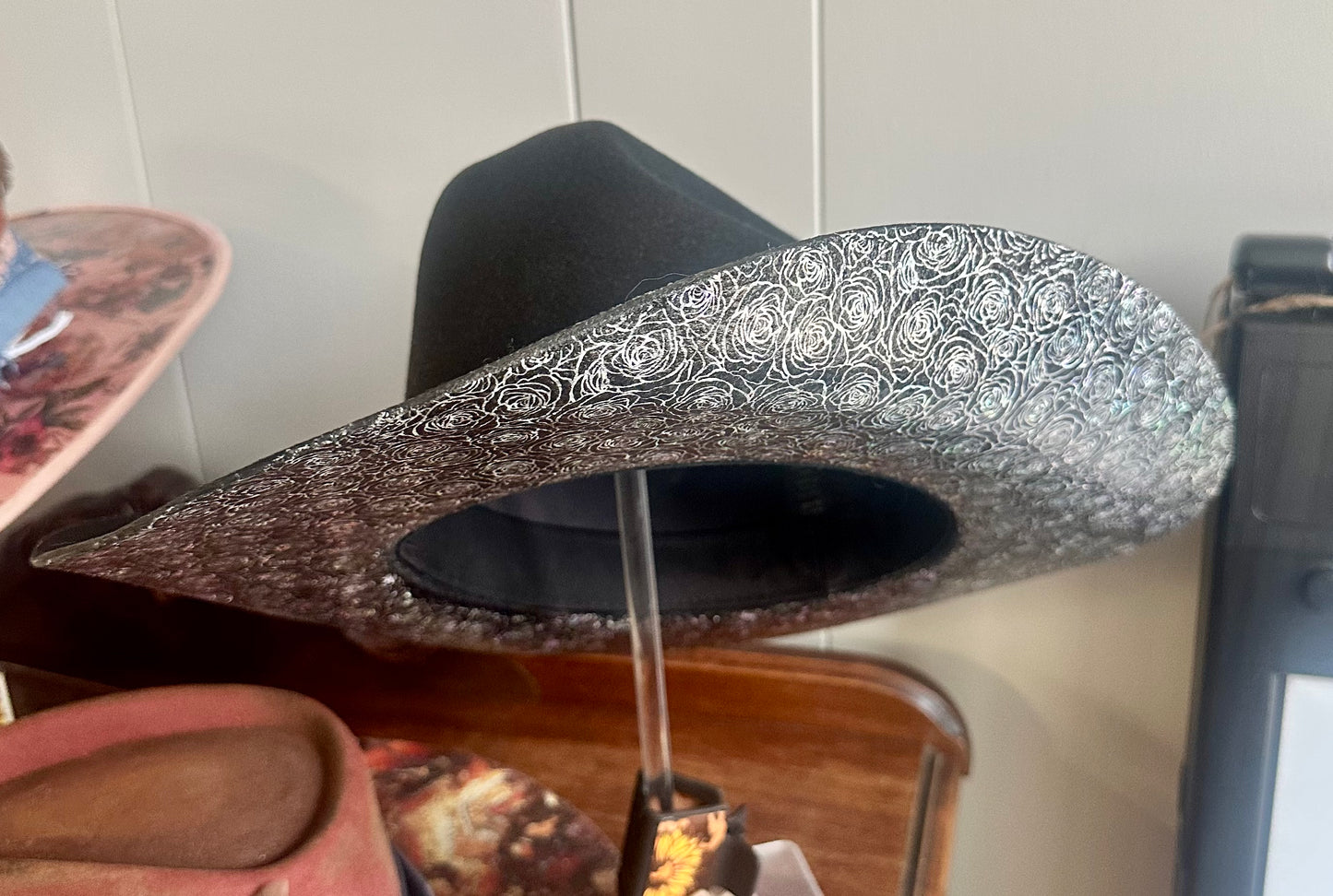 Custom Black Cowboy Hat
