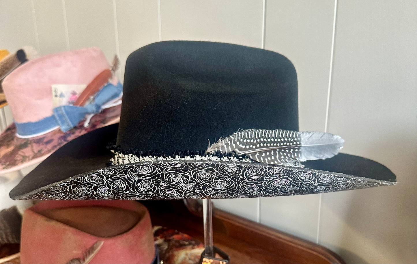 Custom Black Cowboy Hat